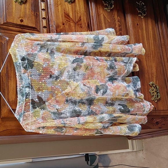 NWOT Women's Colourful Mesh Top Size 2X - Picture 6 of 15